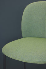 Стул барный с обивкой Scab Design Mentha Pop, антрацит, зеленый