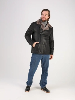 Дубленка зимняя натуральная куртка косуха