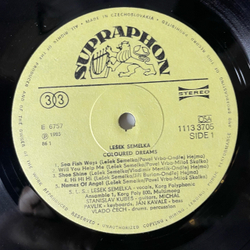 Винтажная виниловая пластинка LP Лешек Семелка Lesek Semelka, SLS, Coloured Dreams (Чехословакия 1985)