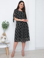 Платье Сальма(шифон,блэк) Diolche (Акция)