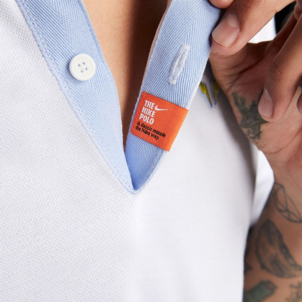 Мужское теннисное поло Nike Rafa Slim Polo - серый