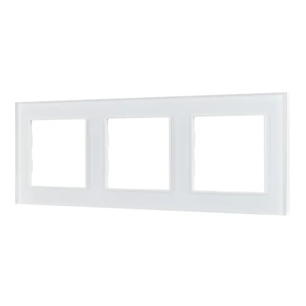 Рамка стеклянная FRM-GLARE-GS-3-WH (Arlight, -) 043799