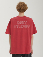 Мужская Футболка Obey Studios Outline