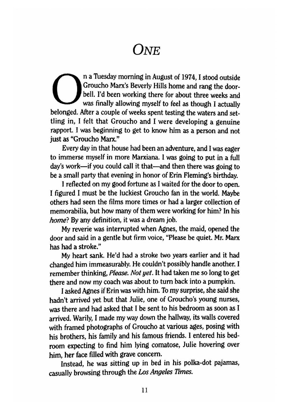 Raised Eyebrows. My Years Inside Groucho's House | Stoliar Steve