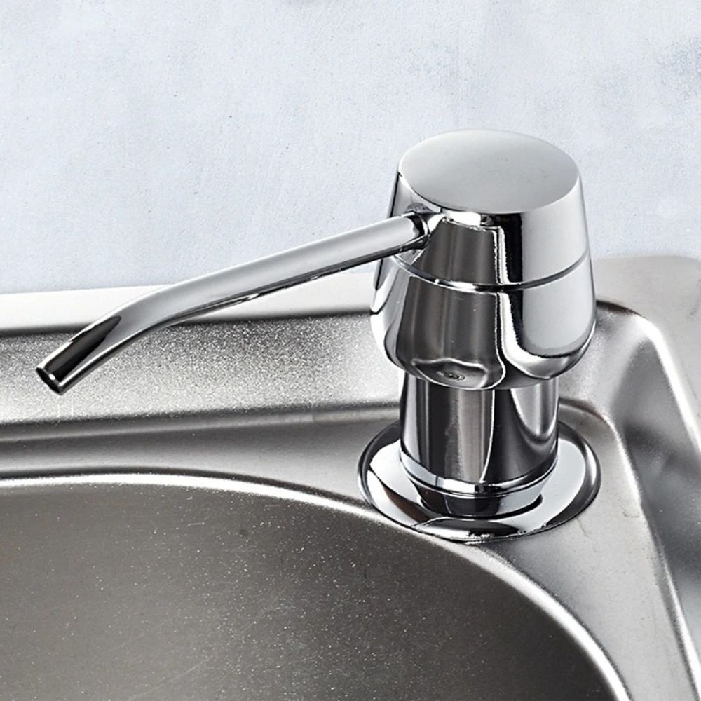 Дозатор для жидкого мыла, Frap, встраиваем, 300 мл, хром, F40513