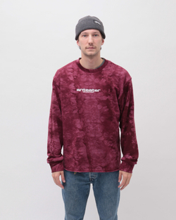 Толстовка ANTEATER Hoodlong-Tie-Dye-Bordo (р.L)