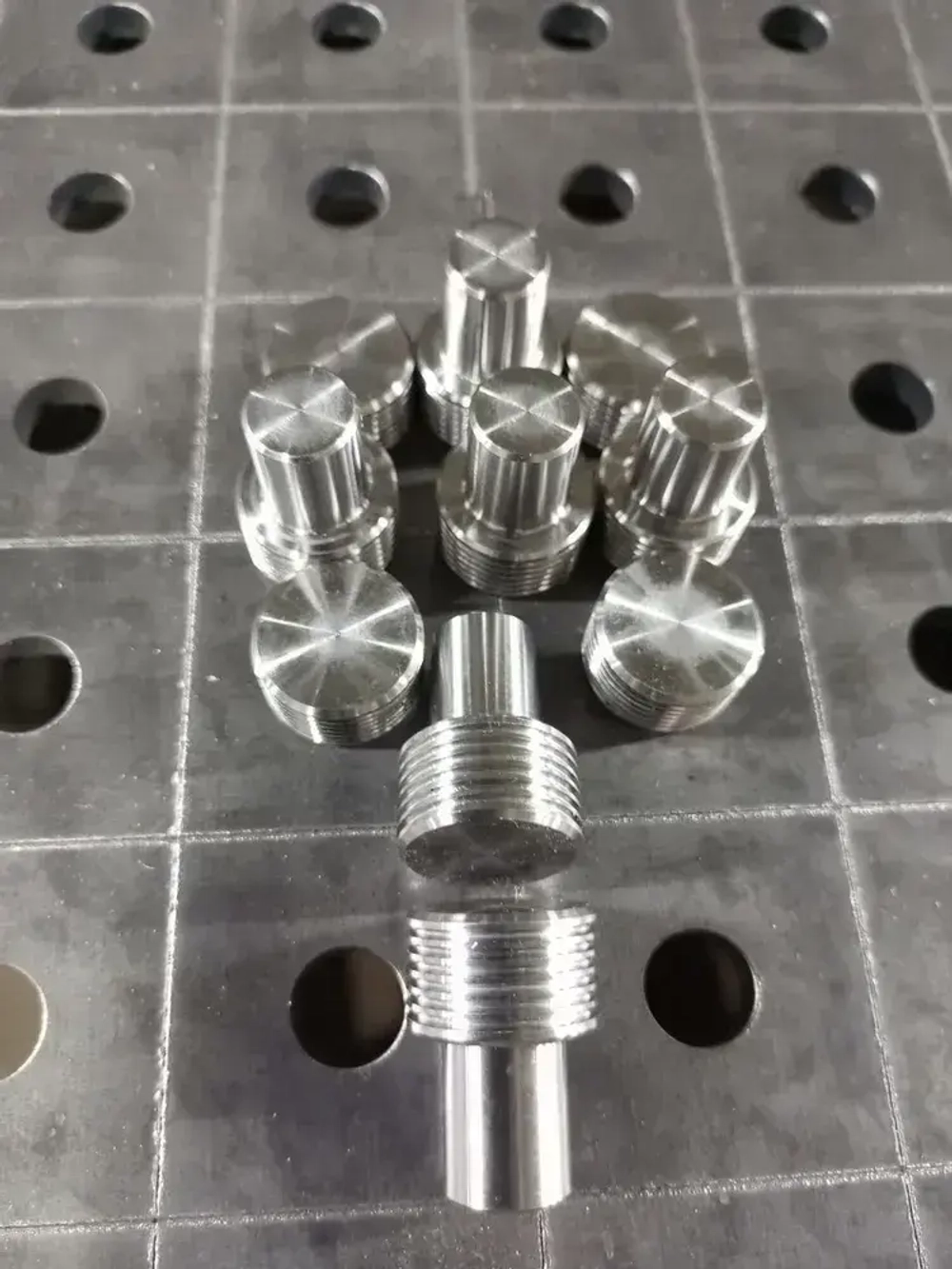 Упор бочонок для сварочного стола с насечками, 10шт. Оснастка для станка