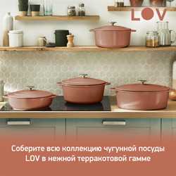 Кастрюля с крышкой Tefal LOV 25 см E2600404