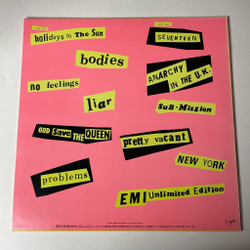 Винтажная виниловая пластинка LP Never Mind The Bollocks Here's The Sex Pistols (Japan 1986) (No Obi)