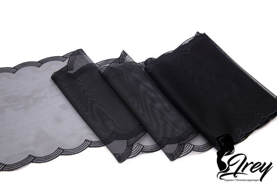 05-92 Вышивка на неэл. сетке 18 см, черный