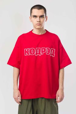 Футболка Wide T Контур красная