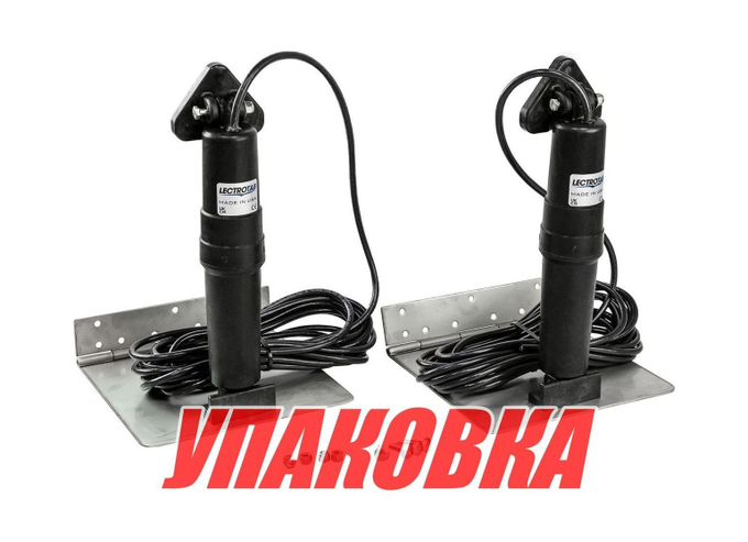 Комплект транцевых плит XKA (нерж.), 9x9 дюймов, без панели управления, Lectrotab (упаковка из 3 шт.)