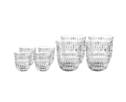 ETHNO Barista - Набор 8 стаканов для горячих напитков 234 мл и 90мл, стекло