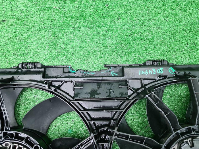 Диффузор с вентиляторами Porsche Macan 95b (14-нв)