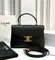 Сумки CELINE MEDIUM NINO из блестящей телячьей кожи черный