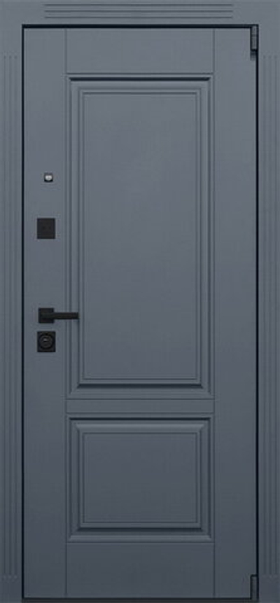 Стальная дверь "Гермес" Неоклассика с зеркалом "Elit"
