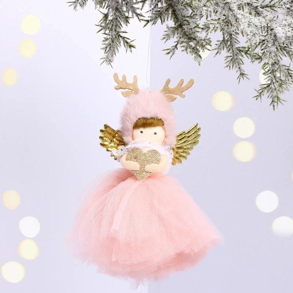 Подвеска «Фея из сказки» 14 см, розовый