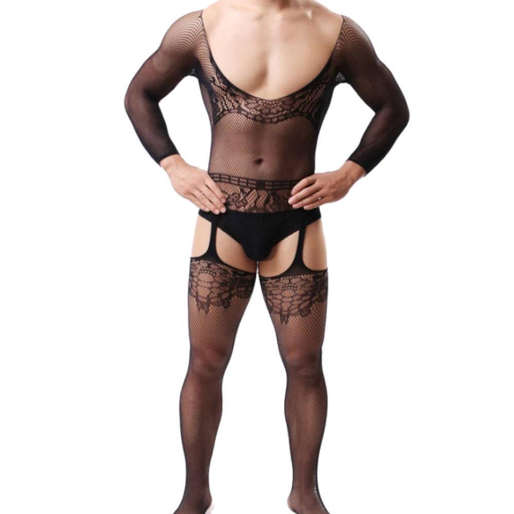 Мужской кэтсьют черный Romeo Rossi RR9114-5