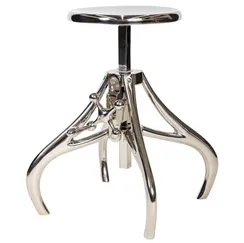 Столик/табурет Hardform с регулировкой высоты, хром