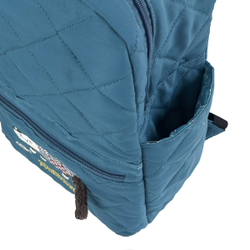 Стеганный рюкзак с кошкой "MATILDASan", синий, 25-8694-3, KUSUGURU