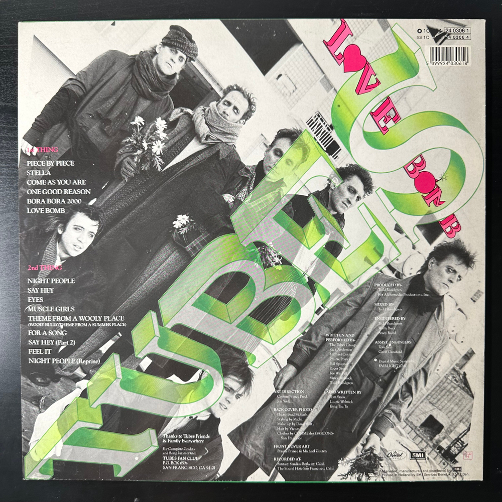 Tubes ‎– Love Bomb (Европа 1981г.)