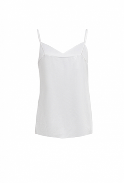 Топ на тонких бретелях белый 21-02-24 SS