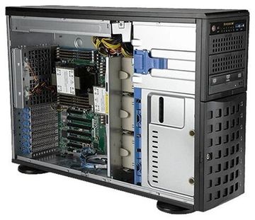 Сервер Supermicro SuperServer 740P-TR без процессора/без ОЗУ/без накопителей/количество отсеков 3.5" hot swap: 8/LAN 1 Гбит/c