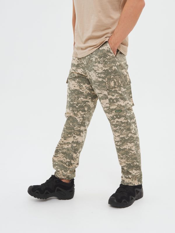 Брюки летние Антигнус ткань Смесовая цвет 128/2 (светлый пиксель)