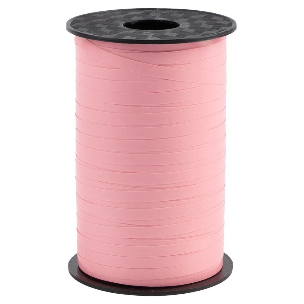 Лента полипропиленовая (0,5 см*250 м) Розовый, Лаковый, 1 шт.