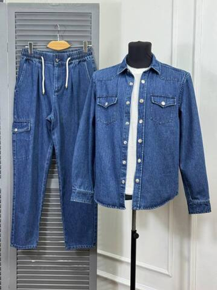 Джинсовый костюм Brunello Cucinelli