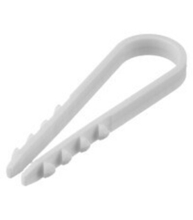 Дюбель-хомут для круглого кабеля 19-25мм (12 шт)