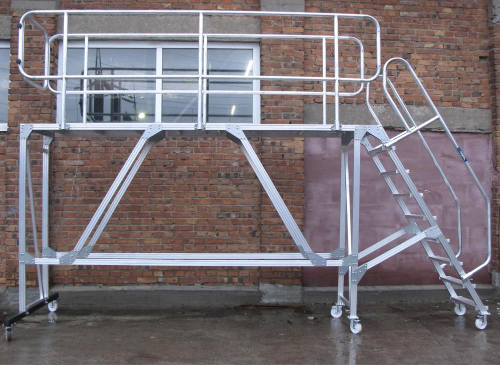 Площадка авиационная алюминиевая MEGAL ПАА - 2,1 х 3,5