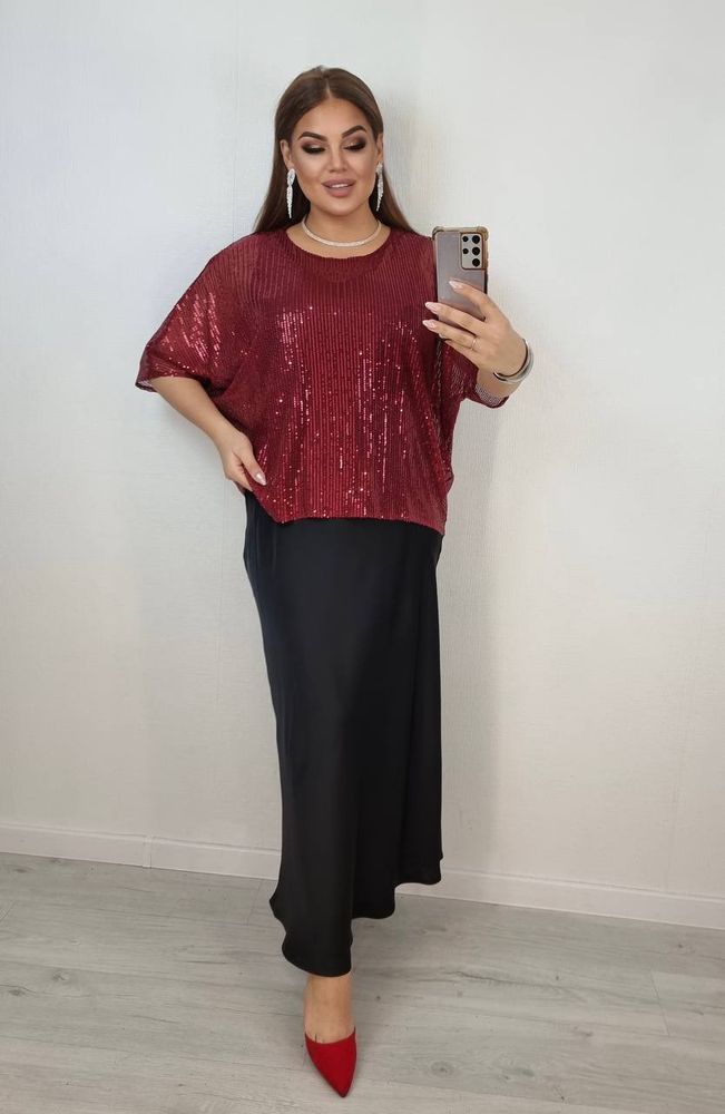 Платье с накидкой 03573-2 Фабрика Моды