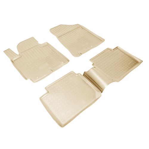 Ковры в салон Norplast/Unidec для Kia Cerato (2013-2017), Бежевый, арт.NPA11-C43-070-B