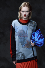 Свитер с принтом OLA OLA