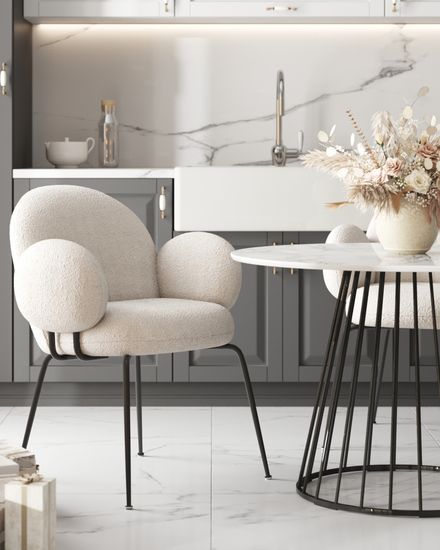 Кресло Nina белый