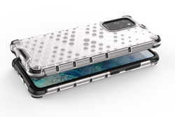 Прозрачный двухкомпонентный чехол на Samsung Galaxy S20 Plus от Caseport, серия Honey