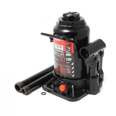 Домкрат FORCE KRAFT бутылочный 10т низкопрофильный с клапаном (h min-160мм, h max-290мм, ход штока-80мм, ход винта-50мм) T91007