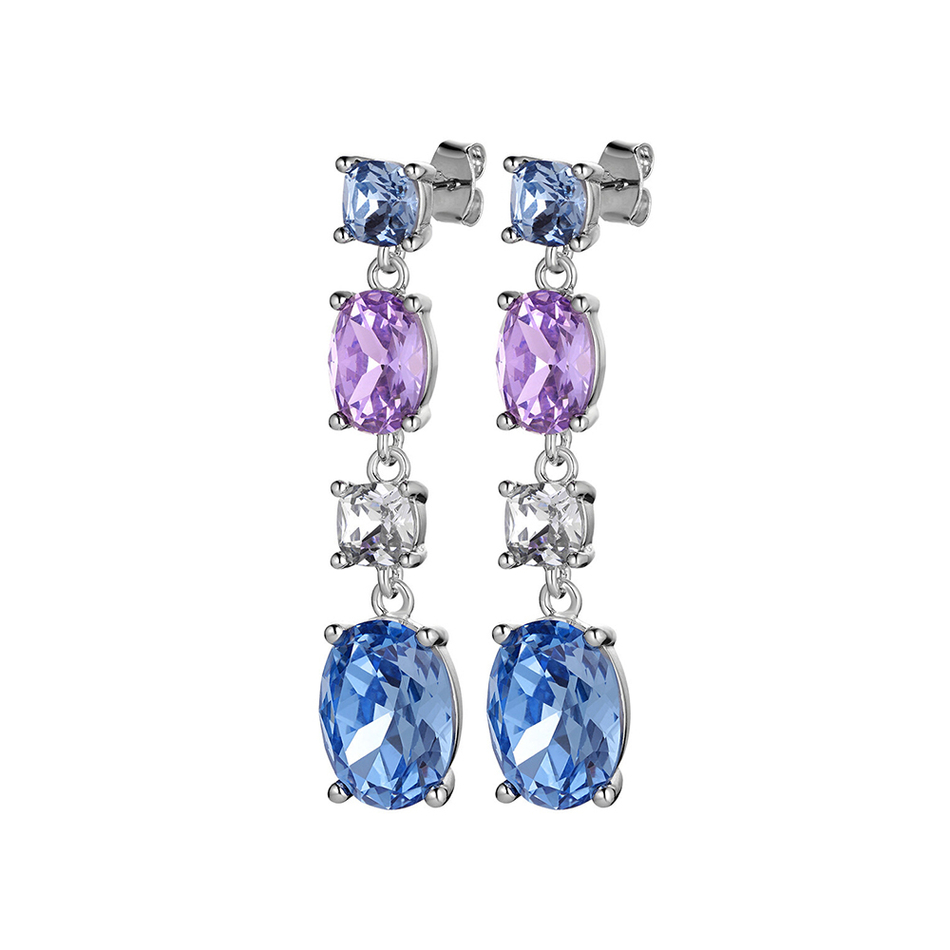 Серьги Dyrberg Kern CORNELIA SS LIGHT BLUE/VIOLET 420075 BL/V/S