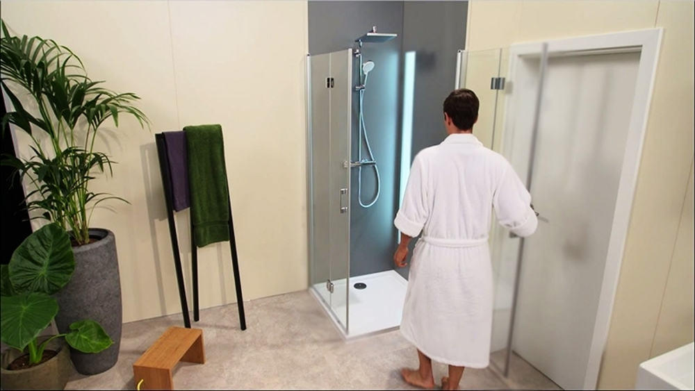 Душевая система Hansgrohe Crometta Е 240 1jet Showerpipe 27271000 хром