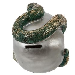 GAEM Копилка "Череп со змеей", L23 W16 H18 см, 2в.