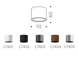 Ambrella Корпус светильника накладной для насадок D70mm DIY Spot C7405