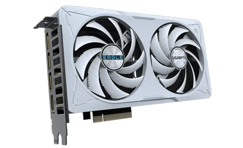 Видеокарта Gigabyte GV-N5060EAGLEOC ICE-8GD 1.0 1.0, 8Gb GDDR7, 128 Bit, HDMI, DP, WHITE, BOX