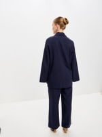 Брюки с защипами из крапивы "Тайна глубин"