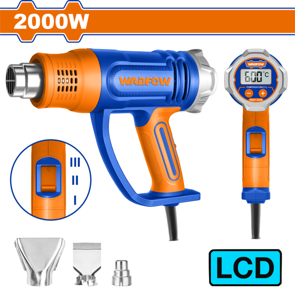 Фен технический 2000 Вт (10) WADFOW WHG1530