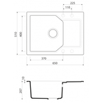 Кухонная мойка Omoikiri Yonaka-65-GR