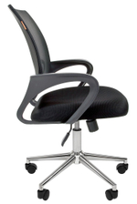 Офисное кресло CHAIRMAN 696 хром, ткань TW/сетчатый акрил