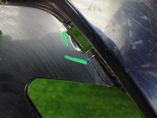 Бампер задний Mercedes GL X166 (2012-2016) AMG