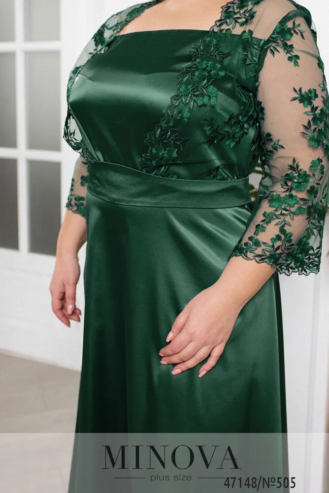 Платье 505-Зеленый Minova