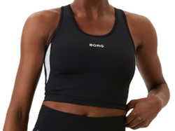 Женский топ теннисный Björn Borg Crop Tank W - черный
